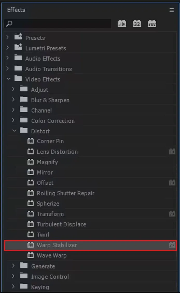 Applying the stabilization effect
