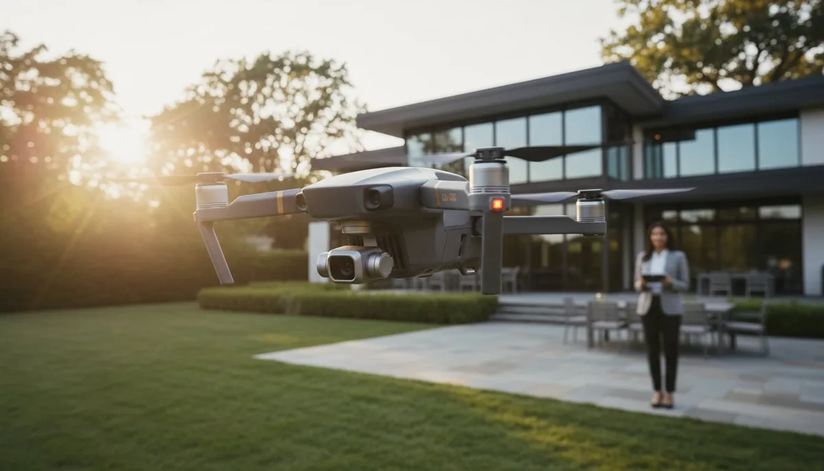 Drone real estate marketing