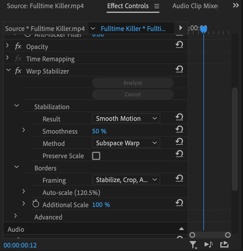 Essential Stabilization Features