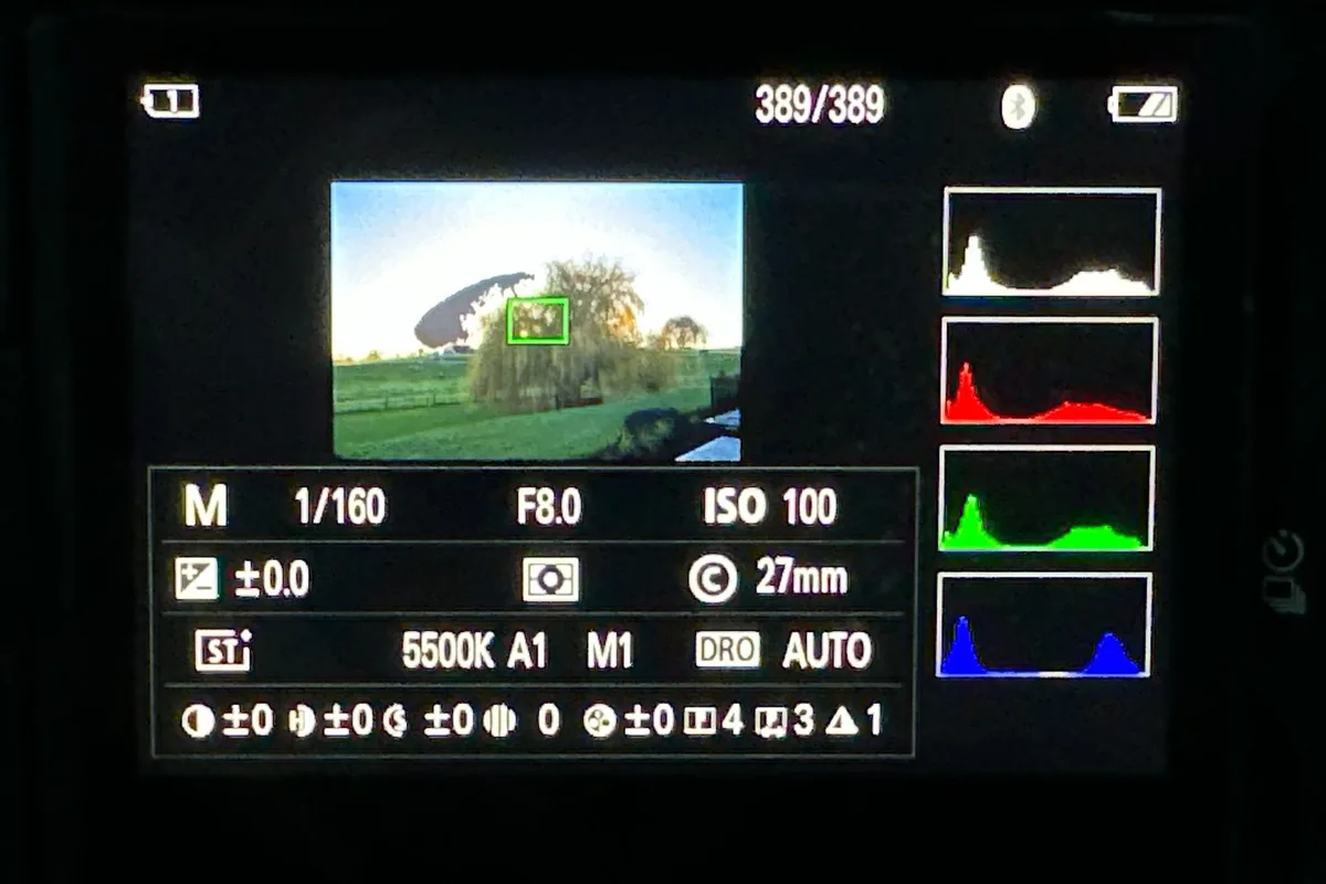 Histogram (Exposure Meter)