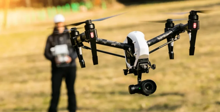 How do you safely film events with drones?