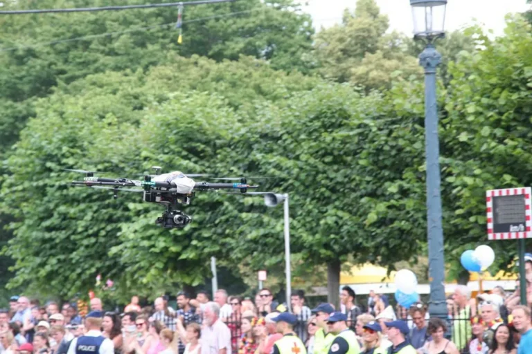 What are the risks of using drones at events?